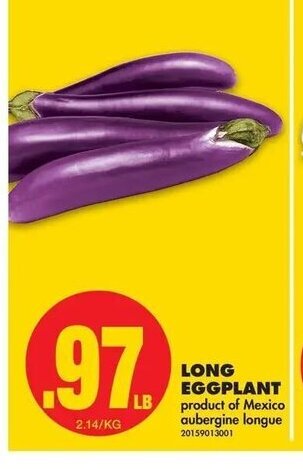 No Frills Long Eggplant offer