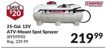 Princess Auto ATV-Mount Spot Sprayer offer