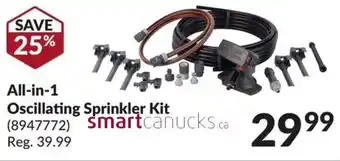 Princess Auto Oscillating Spinkler Kit offer