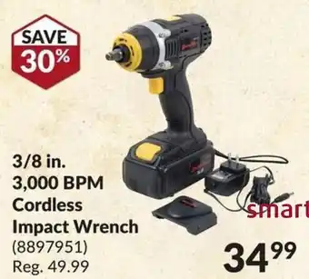 Princess Auto Cordless Impact Wrench offer