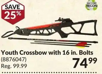 Princess Auto Youth Crossbow With 16 in. Bolts offer
