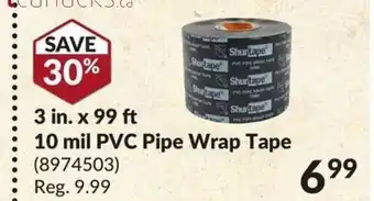 Princess Auto 10 mil PVC Pipe Wrap Tape offer