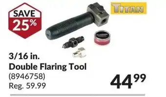 Princess Auto Double Flaring Tool offer