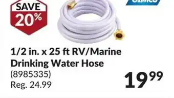 Princess Auto Drinking Water Hose offer