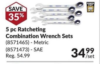 Princess Auto Combination Wrench Sets offer