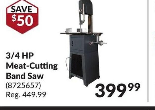 Princess Auto Meat-Cutting Band Saw offer