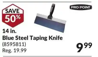 Princess Auto 14 in. Blue Steel Taping Knife offer
