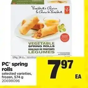 Real Canadian Superstore Spring Rolls offer