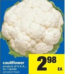 Real Canadian Superstore Cauliflower offer