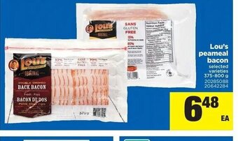 Real Canadian Superstore Lou's Peameal Bacon offer