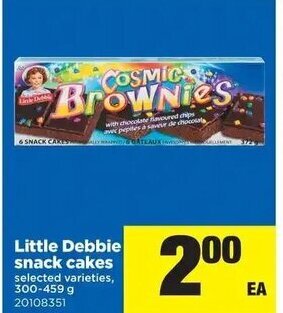 Real Canadian Superstore Little Debbie Snack Cakes offer