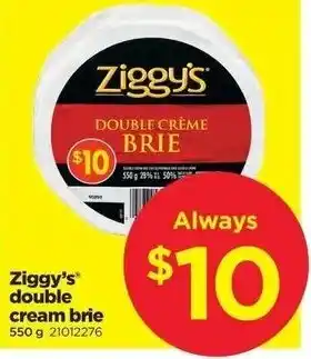 Real Canadian Superstore Ziggy's Double Cream Brie offer