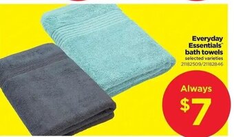 Real Canadian Superstore Everyday Essentials Bath Towels offer