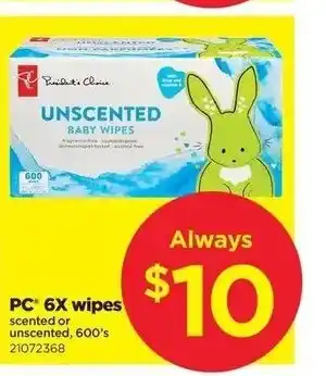Real Canadian Superstore 6X Wipes offer
