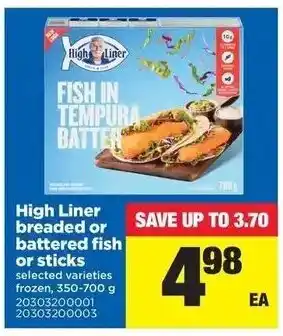 Real Canadian Superstore High Liner Breaded Or Battered Fish offer
