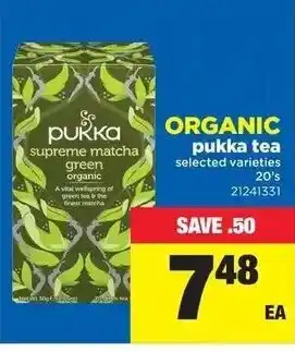 Real Canadian Superstore Organic Pukka Tea offer