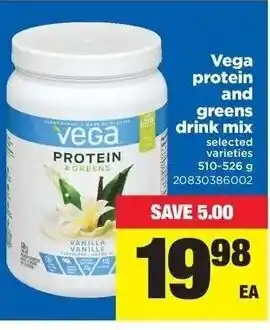 Real Canadian Superstore Vega Protein And Greens Drink Mix offer