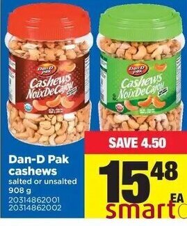 Real Canadian Superstore Dan-D Pak Cashews offer