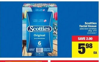 Real Canadian Superstore Scotties Facial Tissue offer