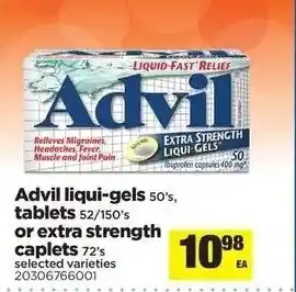 Real Canadian Superstore Advil liqui-gels tablets offer