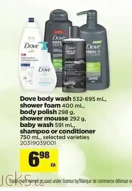 Real Canadian Superstore Dove body wash shower foam offer
