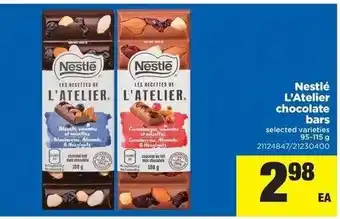 Real Canadian Superstore Nestlé L'Atelier chocolat bars offer