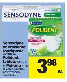 Real Canadian Superstore Sensodyne or ProNamel toothpaste offer