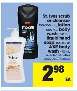 Real Canadian Superstore St. lves scrub or cleanser offer