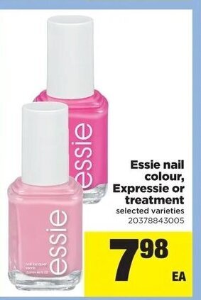 Real Canadian Superstore Essie nail colour offer