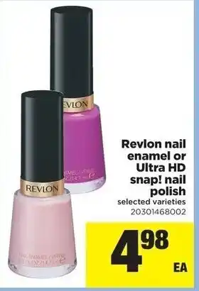 Real Canadian Superstore Revion nail enamel or Ultra HD snap! nail polish offer