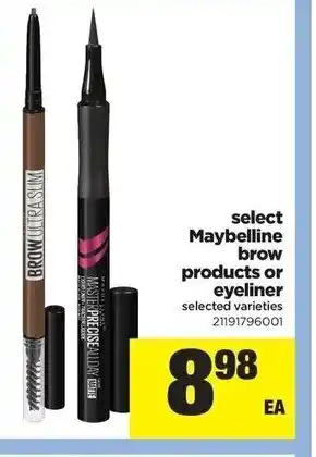 Real Canadian Superstore Select Maybelline brow products or eyeliner offer
