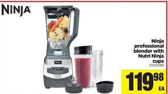 Real Canadian Superstore Ninja professional blender with Nutri Ninja cups offer