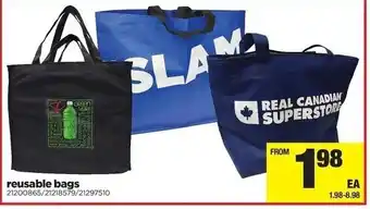 Real Canadian Superstore Reusable bags offer