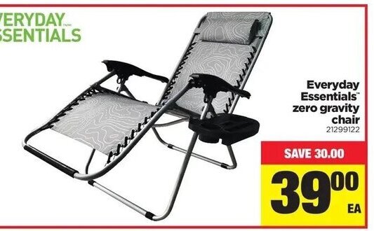 Everyday Essentials Zero Gravity Chair Offer At Real Canadian Superstore Everyday Essentials Zero Gravity Chair Offer At Real Canadian Superstore