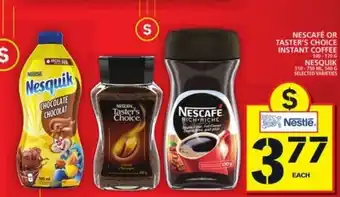 Food Basics Nescafé or Taster's Choice offer