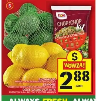 Food Basics Avocados Lemons offer