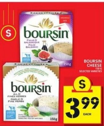 Food Basics Boursin Cheese offer