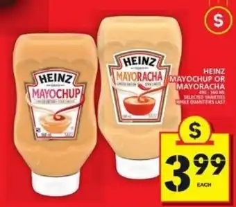 Food Basics Heinz Mayochup or Mayochup or Mayoracha offer