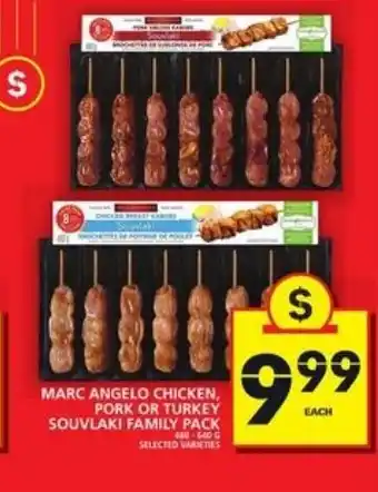 Food Basics Marc Angelo Chjcken Pork or Turkey offer