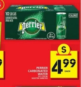 Food Basics Perrier Carbonated Water offer