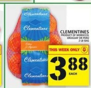 Food Basics Clementines offer