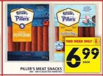 Food Basics Piller's meat snacks offer