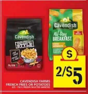 Food Basics Cavendish farms french fries or potatoes offer