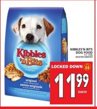 Food Basics Kibbles'n bits dog food offer