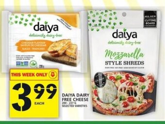Food Basics Daiya dairy free cheese offer