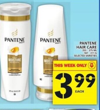 Food Basics Pantene hair care offer