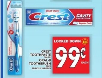 Food Basics Crest toothpaste oral-b toothbrush offer