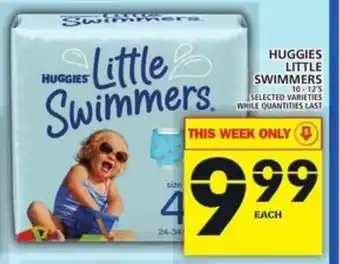 Food Basics Huggies little swimmers offer