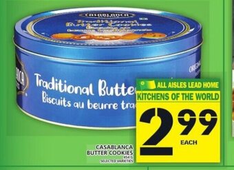 Food Basics Casablanca butter cookies offer