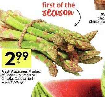 IGA Fresh asparagus offer